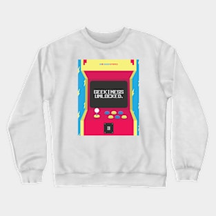 Geekiness Unlocked Arcade Crewneck Sweatshirt